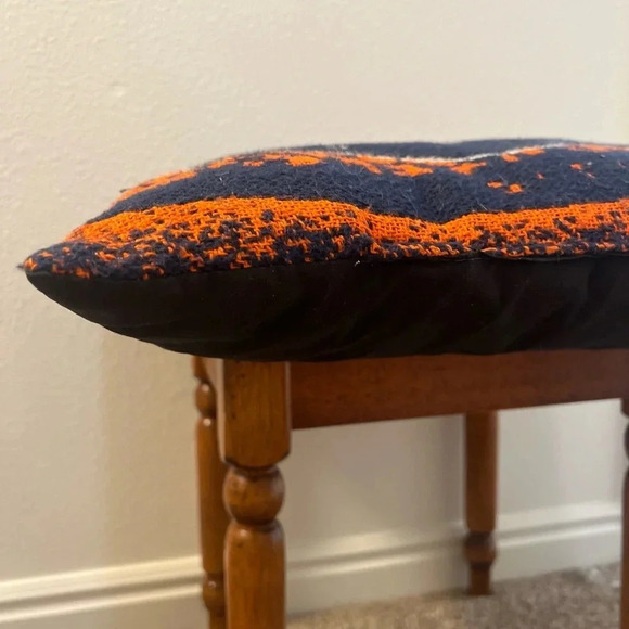 NFL Denver Broncos Logo No Name Jacquard Pillow 18"x18” by Northwest Co. Vintage - Picture 7 of 9